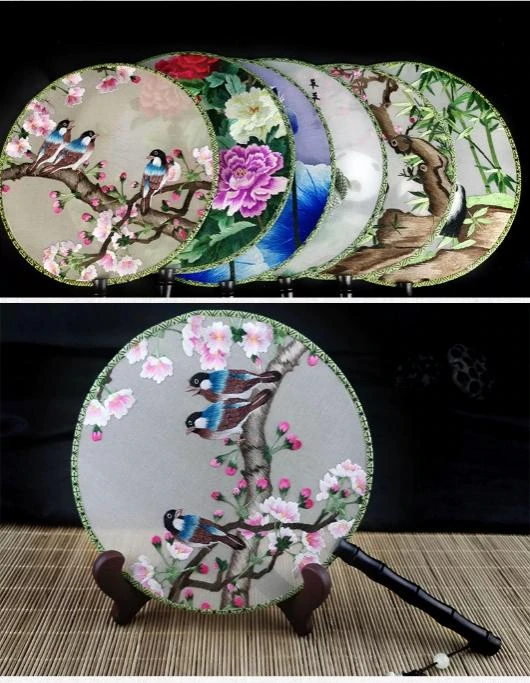 蜀绣团扇系列